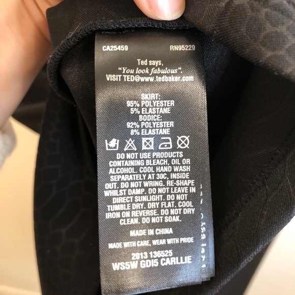 Ted Baker Carllie Floral Skater Scuba Dress 4 - Picture 10 of 15